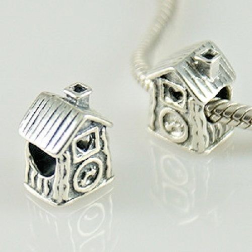 Cuckoo clock charm bead 925 - charm,