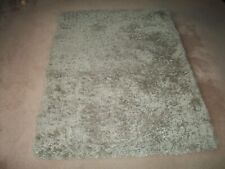 Shaggy Pile Hessian Back Carpet. Size: 155cm x 110cm. Soft Touch. Mocha