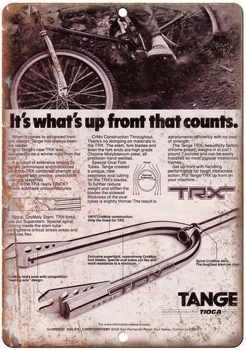 1981 tange bmx forks - bmx, retro