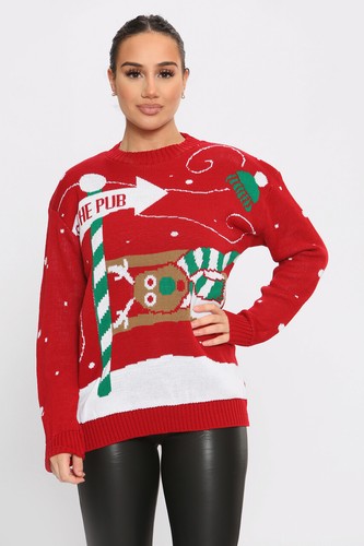 Knitted christmas jumper - christmas,