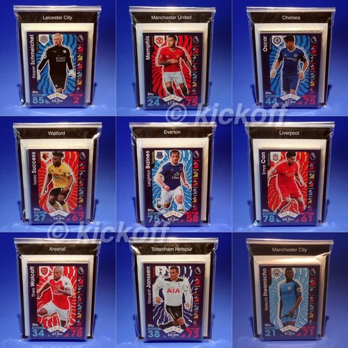 Match attax 2016 2017 - match, 2016-2017: