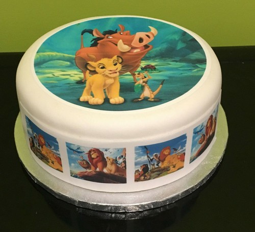 Lion king pre cut edible - edible, icing