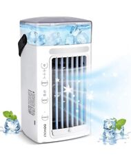 Portable Air Cooler,4 in 1 Personal Mini Mobile Air Conditioner  With LED Lights