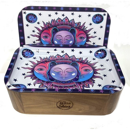 Hippy medium walnut tray - medium,
