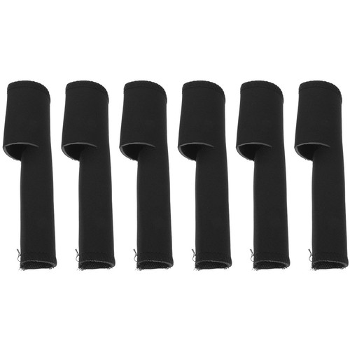 6pcs black bike front - black, dust