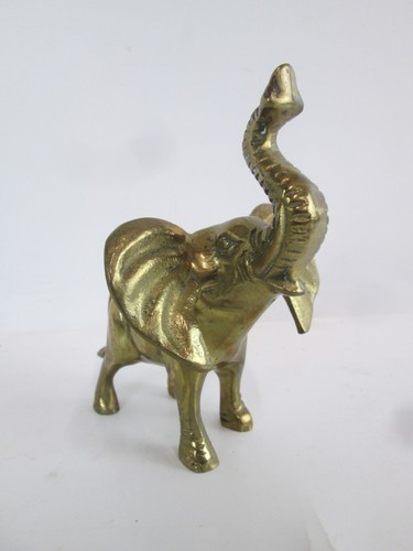 Vintage solid brass - vintage, elephant