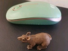 Solid Bronze Cold Painted Rat Miniature Beautifully Crafted Vintage Austrian 