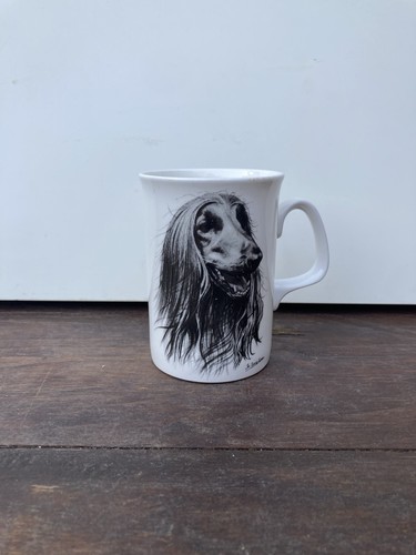 Vintage afghan hound coffee - hound,