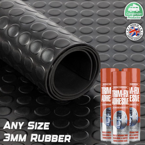 Rubber flooring mat - mat, (3mm)