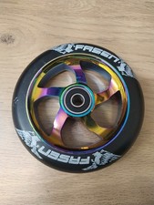 Fasen 120mm Scooter Wheel Unused New Oil Slick Spokes SINGLE