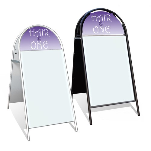 Booster pavement sign board - booster,