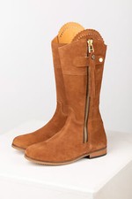 Ladies Mid Calf Suede Boots