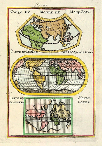 World map alain mallet - by,