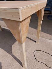 Wooden table leg for model - leg,