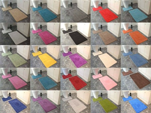 New plain soft bath mats - soft,