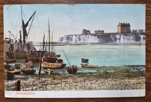 Broadstairs harbour and cliffs - broadstairs,