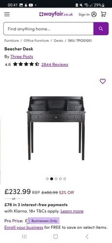 Wayfair beecher desk vanity - beecher, desk.
