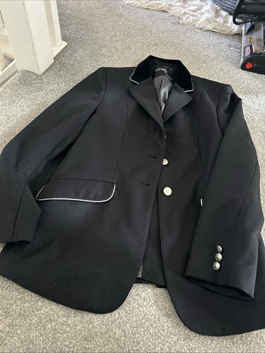 Black equestrian show jacket - equestrian,