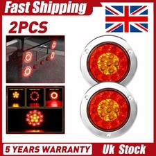 2pc Red/White 16LED 4"Inch