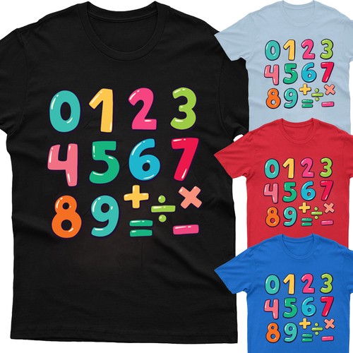 New number day kids - new, shirt