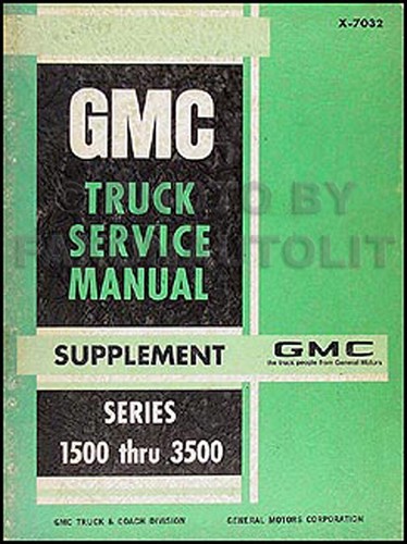 1970 gmc repair - repair, manual