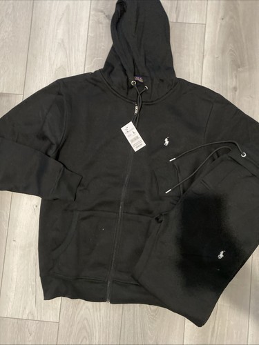 Black ralph lauren tracksuit - black,