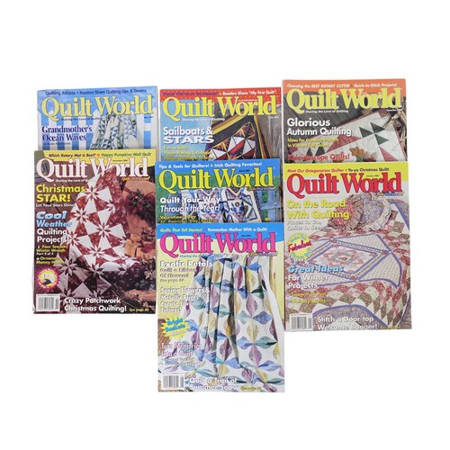 Quilt world magazine lot set - quilt,