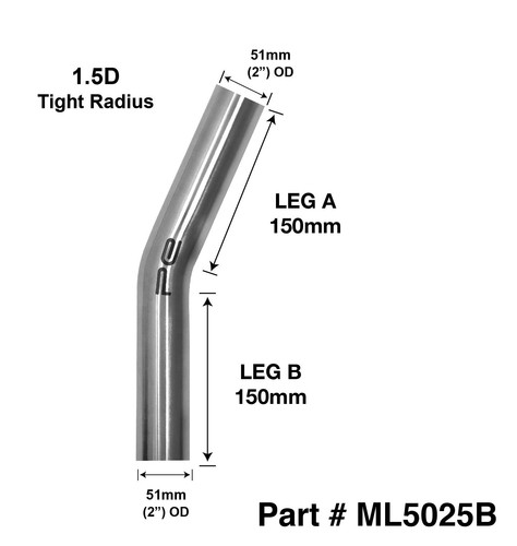 Inch 51mm exhaust degree - 2,