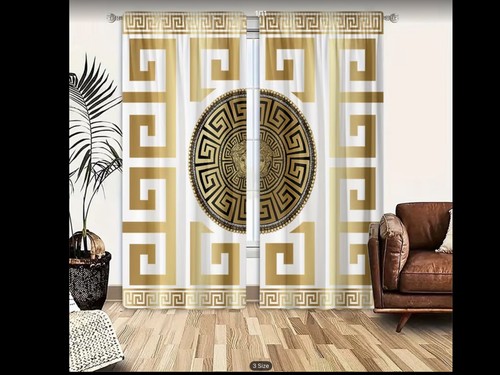 Pair gold cream - gold, pattern