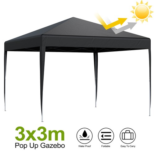 3x3m pop gazebo adjustable - up,