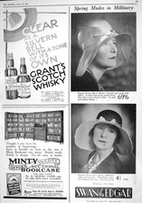 Old Print 1930 Grant'S Scotch