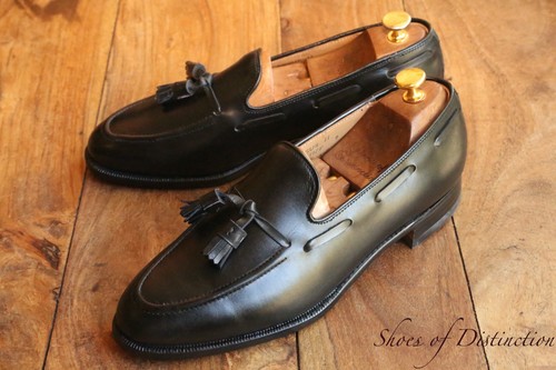 Joseph cheaney black tasselled - black,
