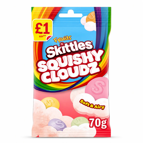 Skittles squishy cloudz fruit - squishy,
