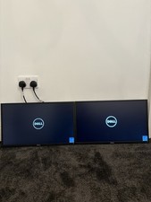 Dual Dell P2217h 22 Inch Full HD Widescreen LED Monitors HDMi 