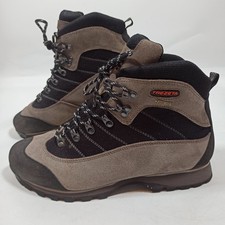 Trezeta Gore-Tex Men's Suede Walking Hiking Boots Italian - Grey - Size 10 UK