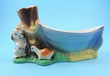 Hornsea Pottery Dog & Tortoise Boat Playtime Series by Colin Rawson Mould 231