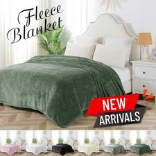 Fleece Blanket Sofa Bed Throws