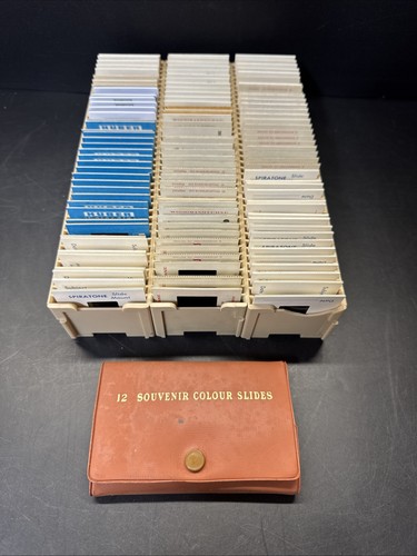 132 vintage photo slides - 132,