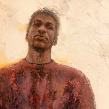 Colin Dunbar Scottish Artist – Signed Oil Painting – Contemporary Portrait