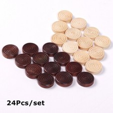 24Pcs Wooden Chess Game