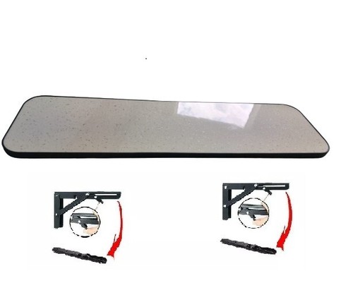 Long white sparkle folding - white,