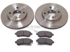 FORD FIESTA MK7 1.25 1.4 ZETEC 1.4 TDCI 1.6 08-17 FRONT 2 BRAKE DISCS & PADS 