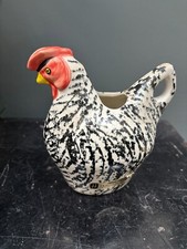 Vintage Honiton Pottery hand painted Chicken Jug