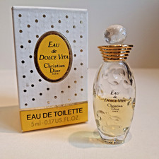 Christian Dior Eau de DOLCE VITA 5ml Miniature Eau De Toilette Vintage Collector