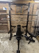 Barbarian line Half Rack. Massive Weight Capacity. Loads Of Extras.