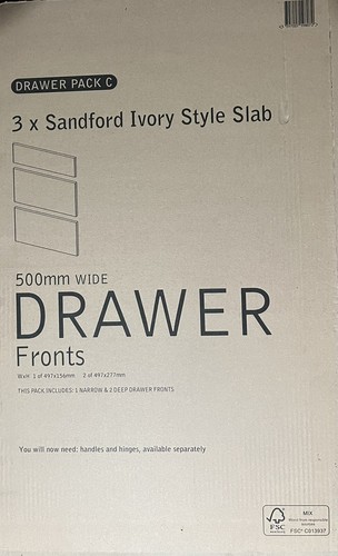 Sandford ivory drawer fronts - drawer,