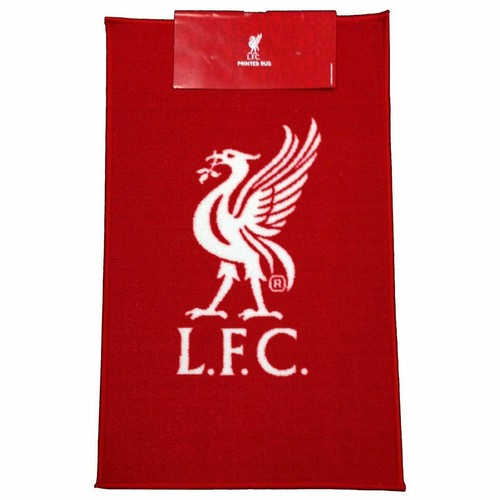 Liverpool red floor rug - red,