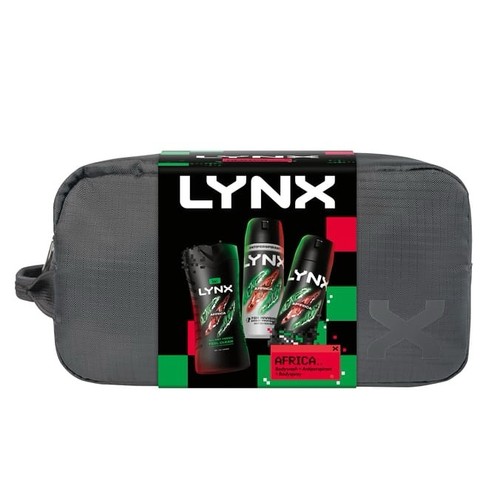 Lynx washbag gift set africa - washbag,