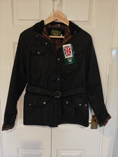 Wax Jacket / Coat - UK 14 Dark