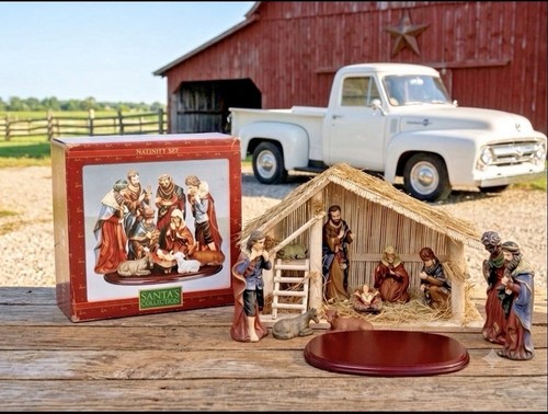 Vintage piece nativity - (10),